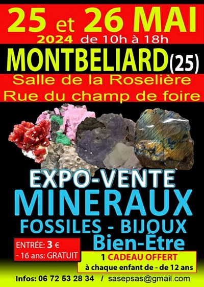 Salon Mineraux Montbéliard 2024