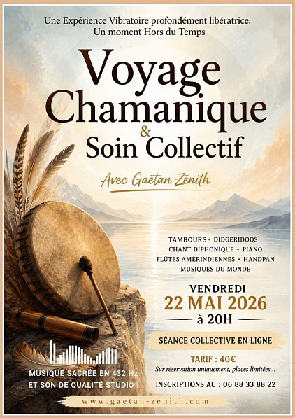 Voyage Chamanique avec Gaëtan Zënith - Mai 2026