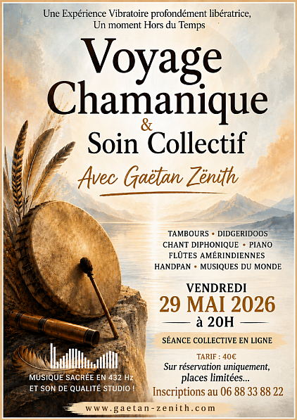 Voyage Chamanique avec Gaëtan Zënith - Mai 2026