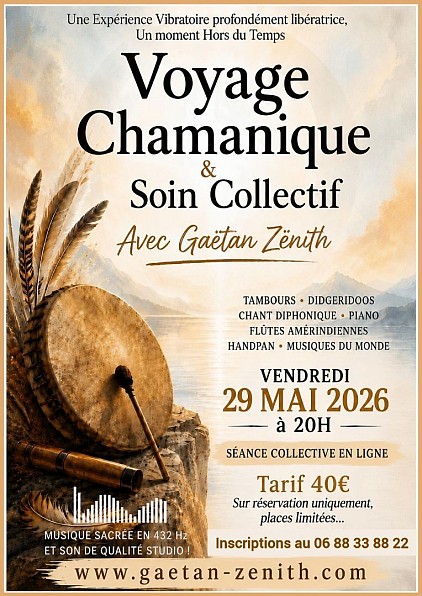 Voyage Chamanique avec Gaëtan Zënith - Mai 2026